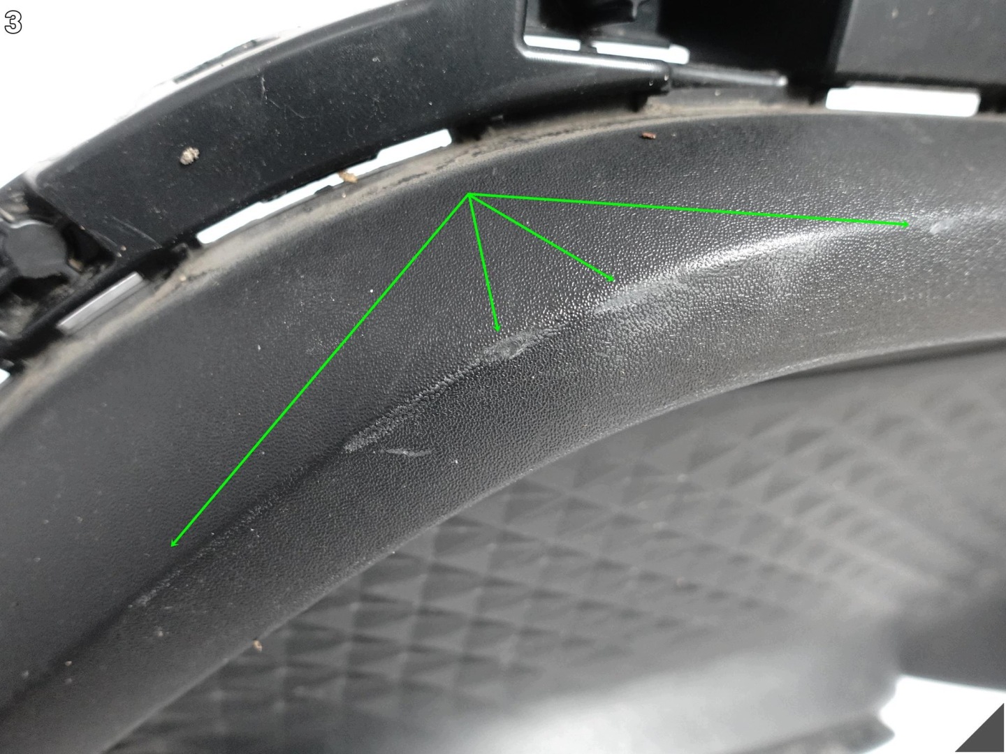 PORSCHE MACAN 95B GTS (II LIFT) 21- bumper SPOILER diffuser accessories rear part
