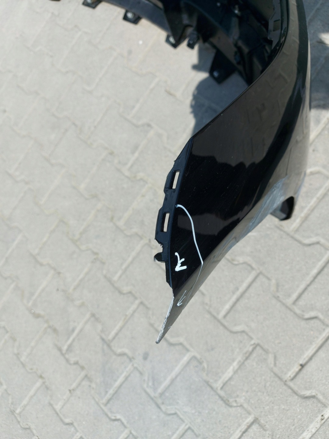 TESLA MODEL 3 LIFT 2024 HIGHLAND bumper front black PBSB
