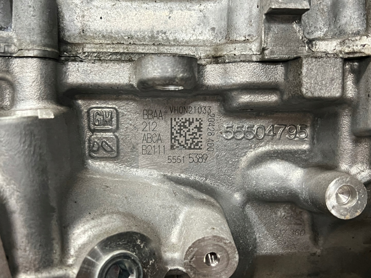 OPEL INSIGNIA B GSI engine pillar unprotected 2.0 T D20SHL LSY