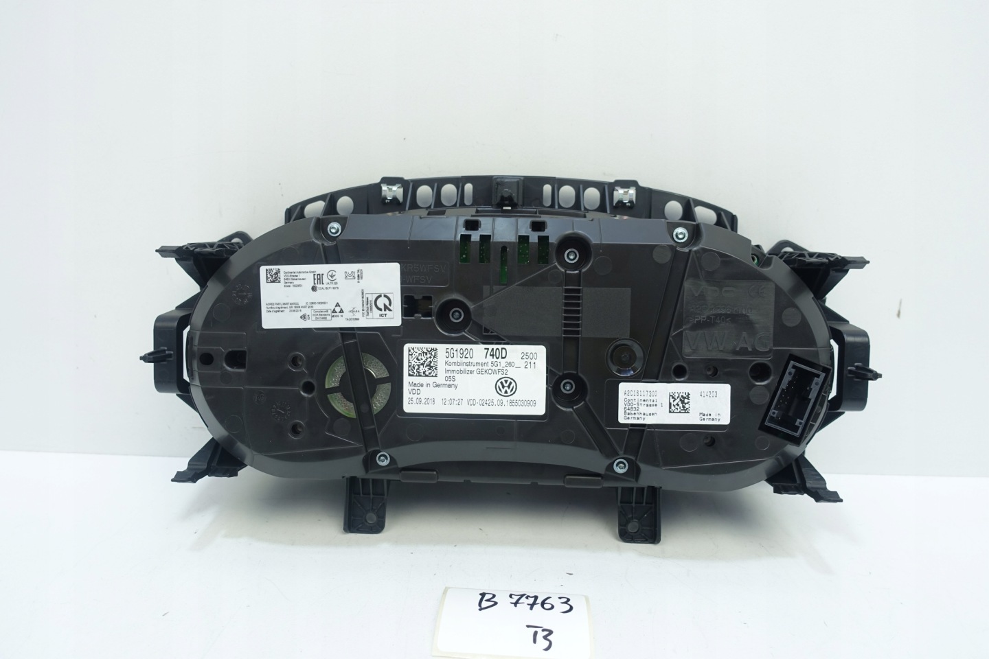dials dials VW GOLF VII 7 5G 41368KM 5G1920740D