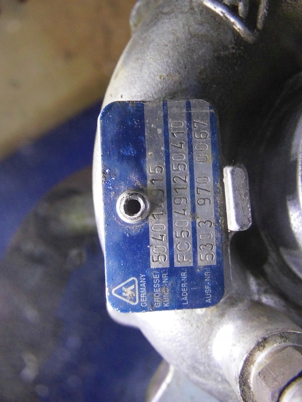 turbo 2.3JTD DUCATO JUMPER BOXER II