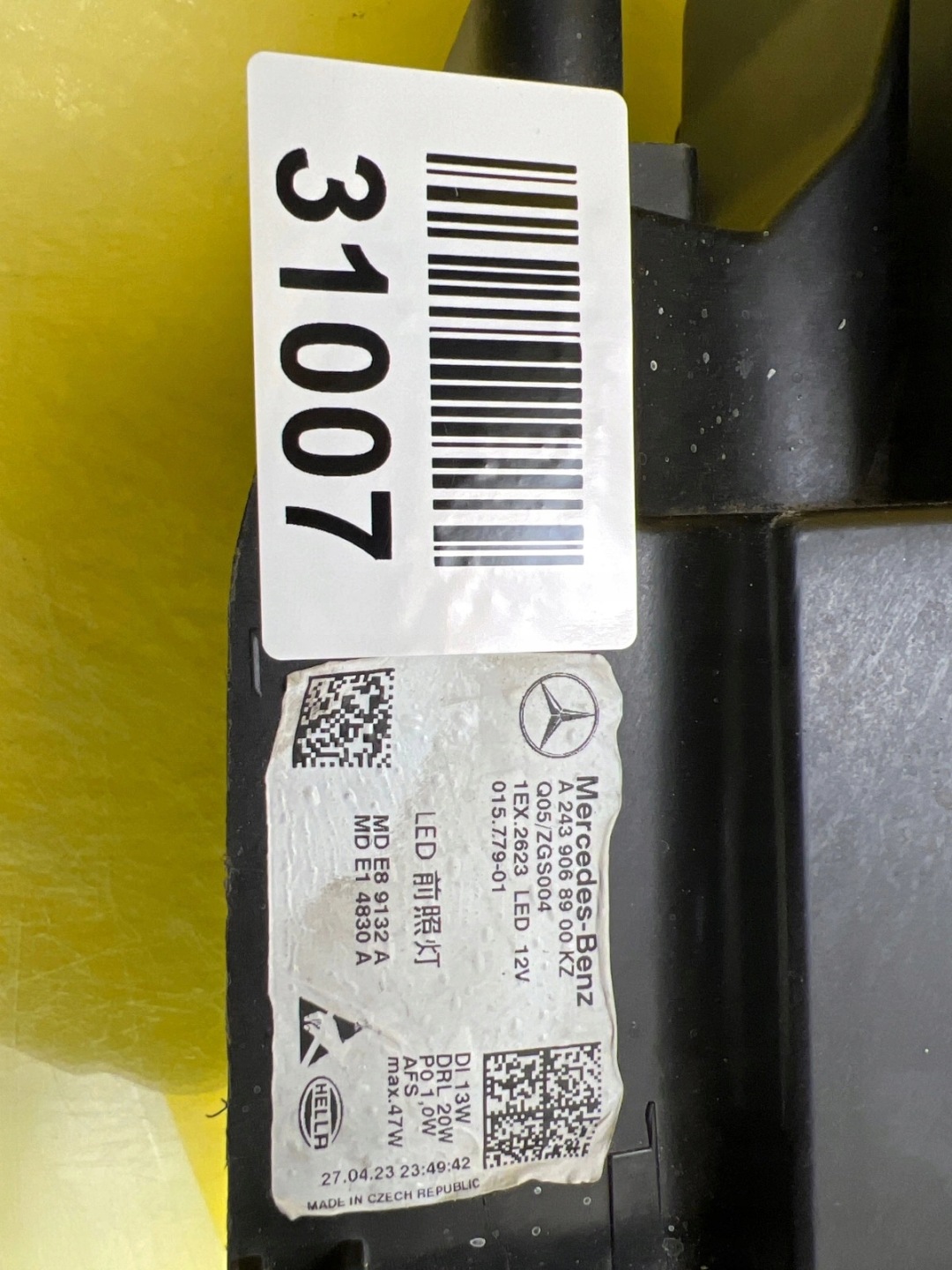 Licht links Mercedes EQA EQB W243 Full Led Performance A2439068900