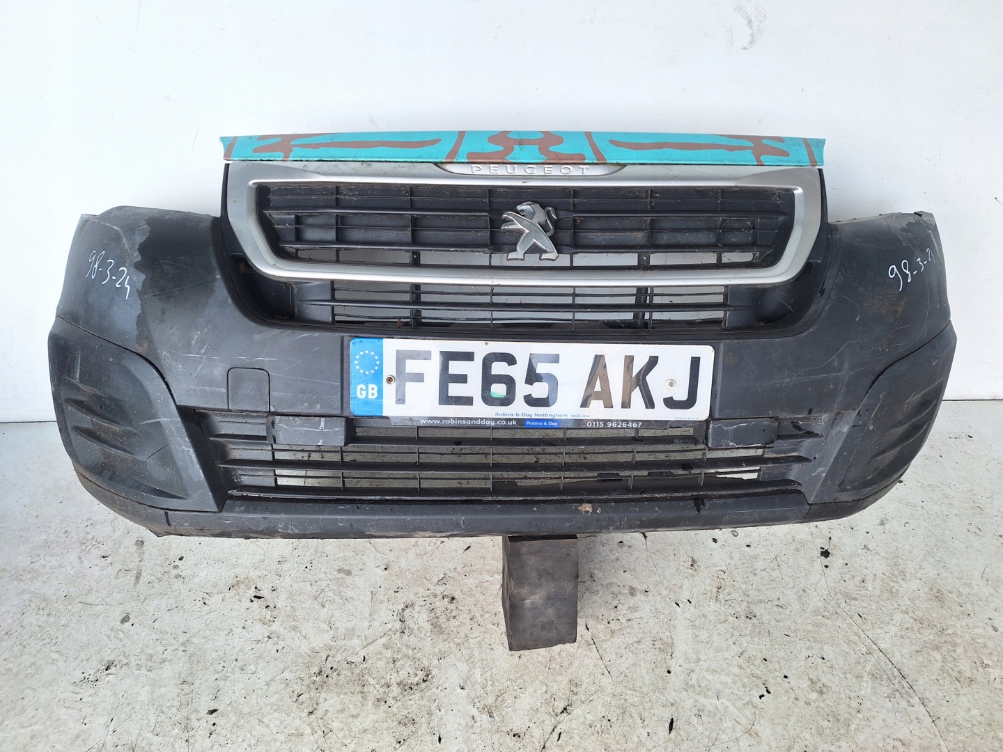 PEUGEOT PARTNER III LIFT 15-18 bumper