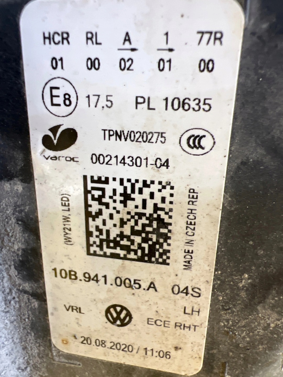 licht links vorne VW ID3 ID 3 Full Led 10B941005A