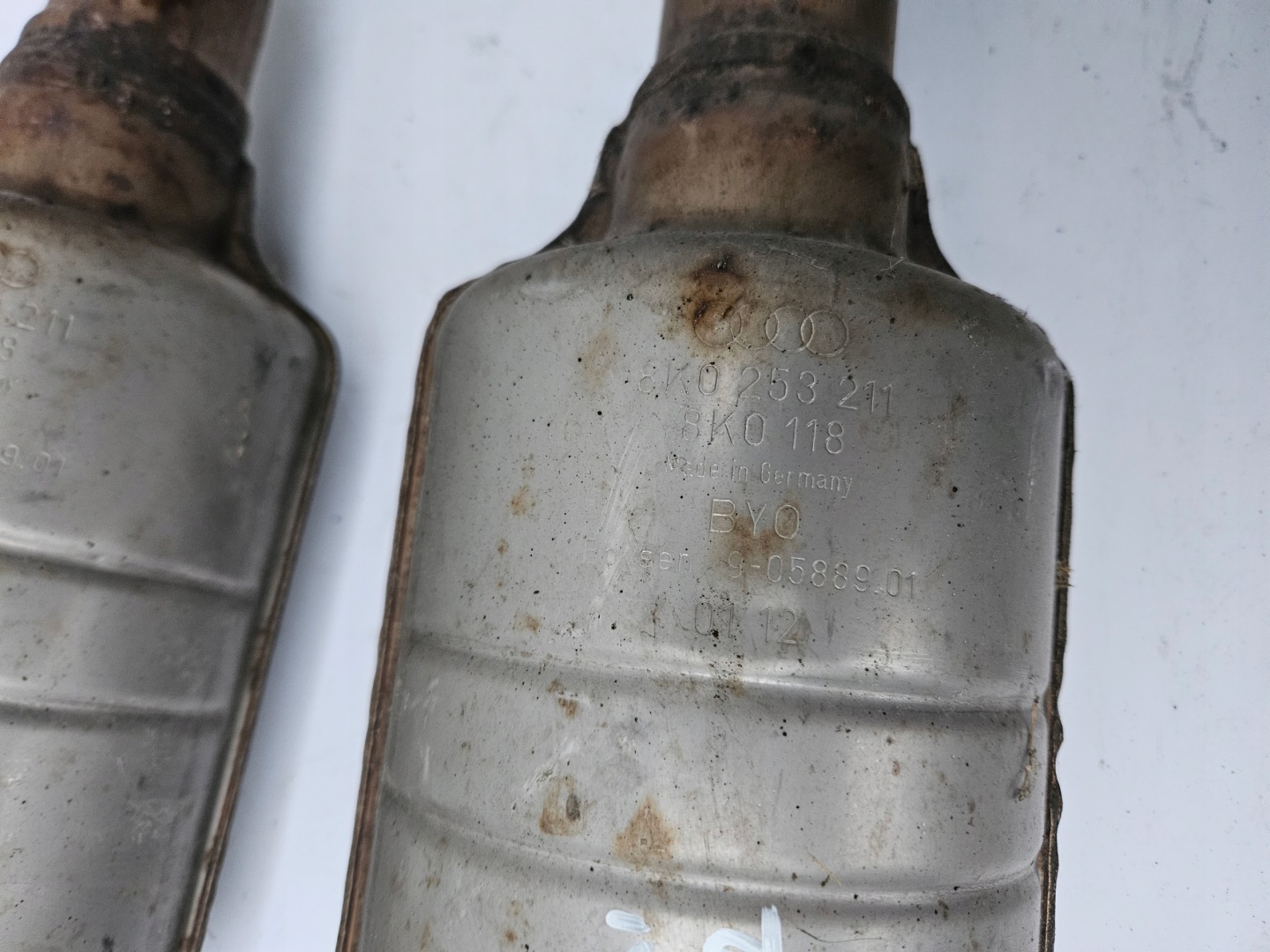 DOWNPIPE muffler, exhaust pipe left AUDI A6 C7 A7 4G 3.0 TFSI