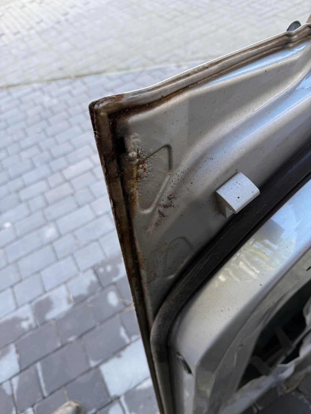 door front left BMW 3 E46 sedan KOMBI 354 TITANSILBER METALLIC
