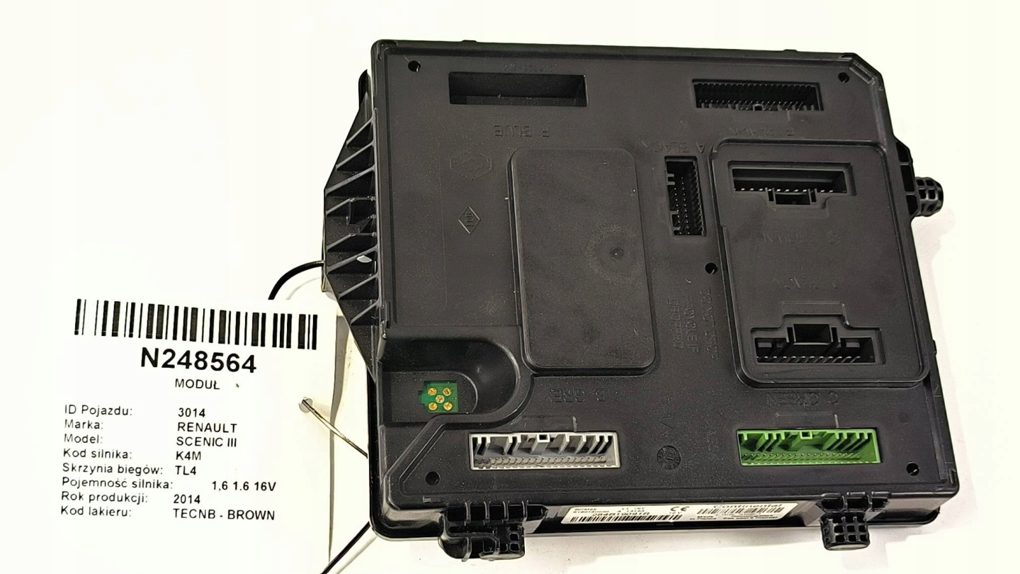 module BCM 284B19091R RENAULT SCENIC III