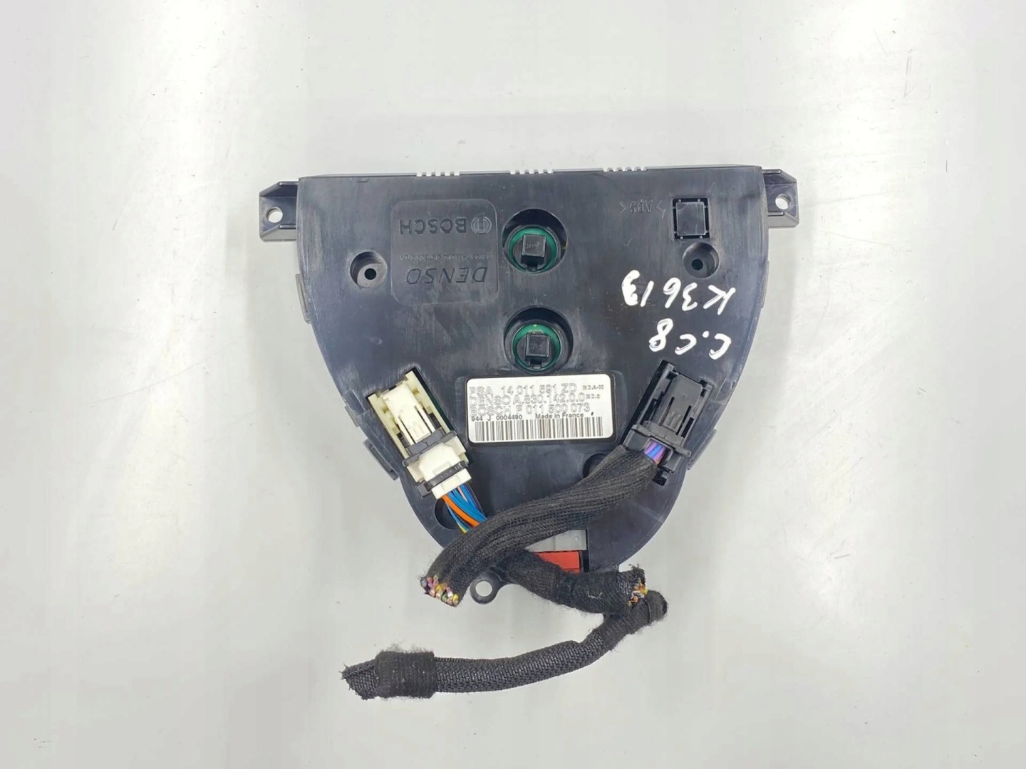 control panel of the air conditioning Citroen C8 2 2008 14011591ZD