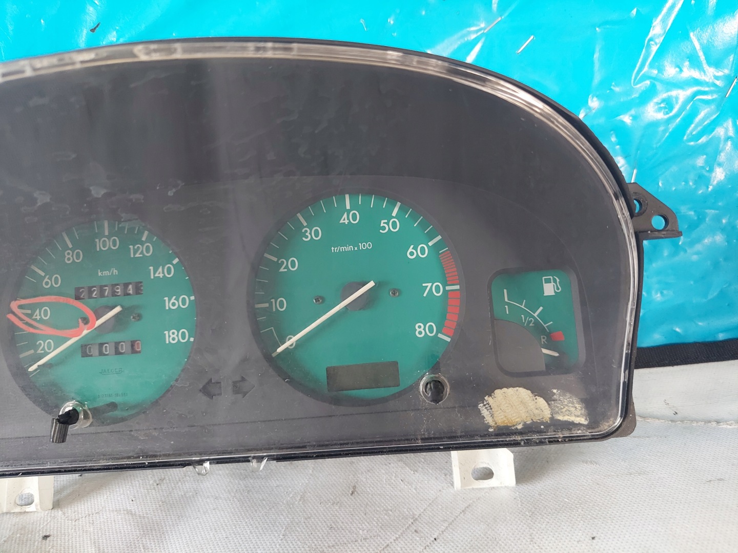 dials clock BERLINGO and 1.8 B 9636105280