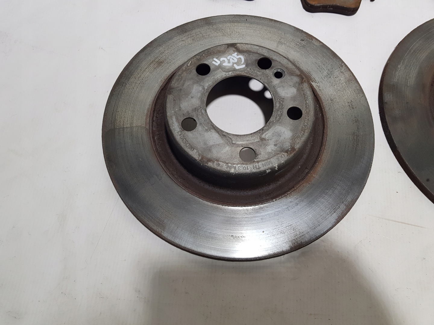kotuče záď zadní plotýnky KOMPLET MERCEDES W205 2.2 CDI
