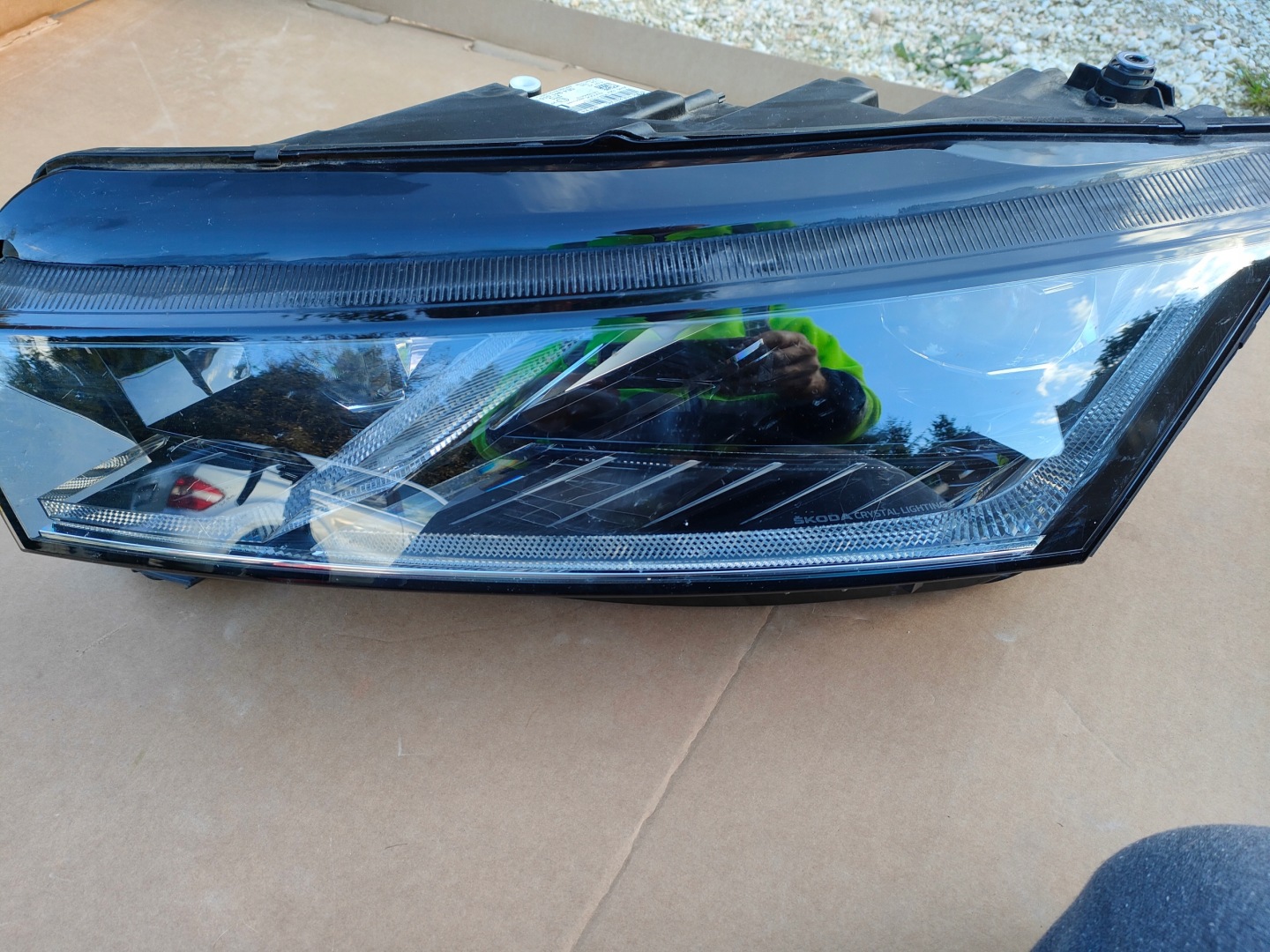 SKODA OCTAVIA IV light damaged CRYSTAL FULL LED left front 5E4941015B