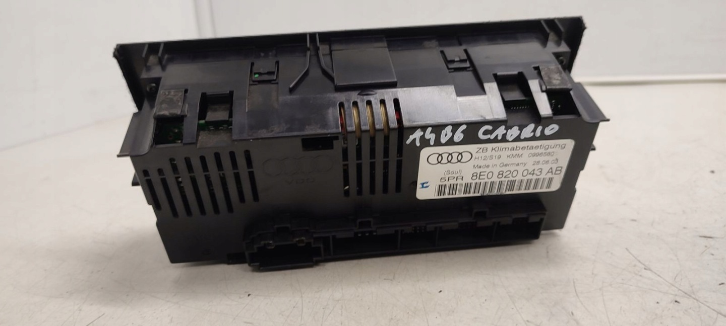 Panel klími klimatizaci Audi A4 B6 Cabrio 1,8T