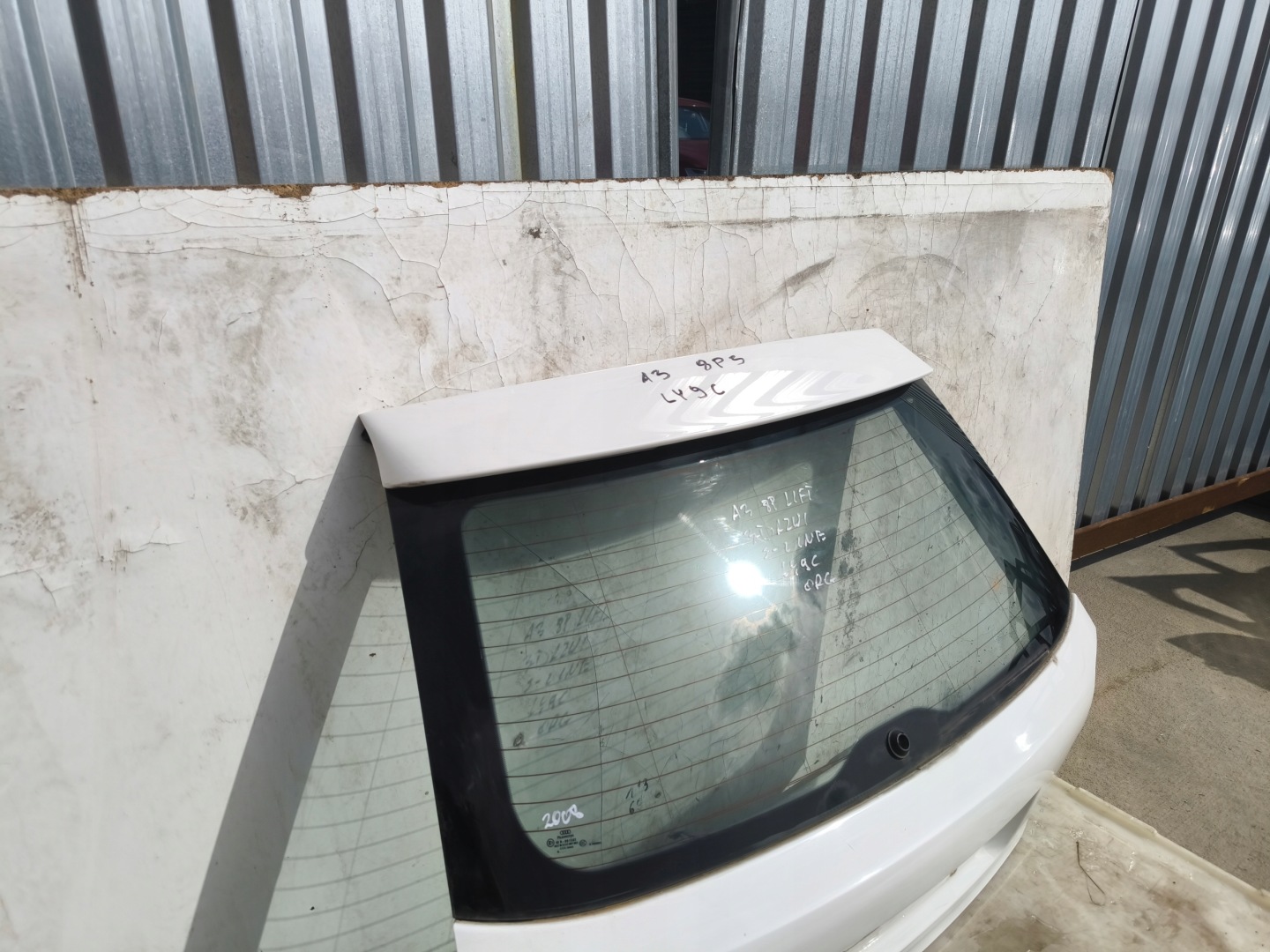 boot door AUDI A3 8P 3-door 2003-2011 S LINE LY9C original !!!
