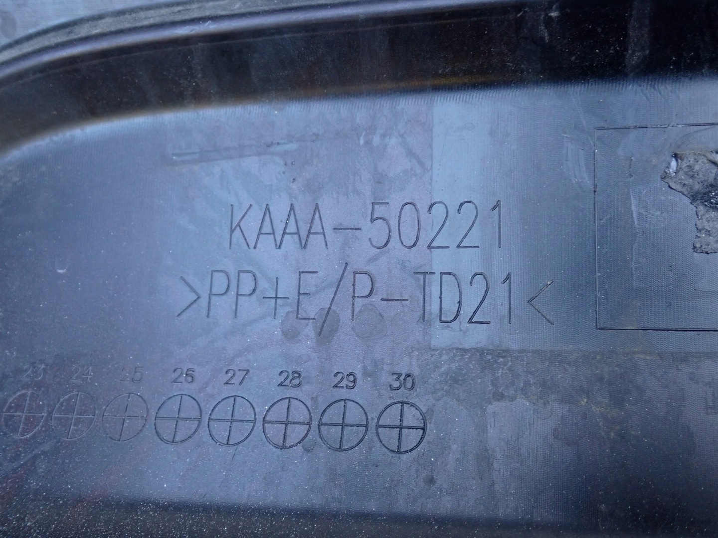bumper rear part rear MAZDA CX60 KH 2022- KAAA-50221