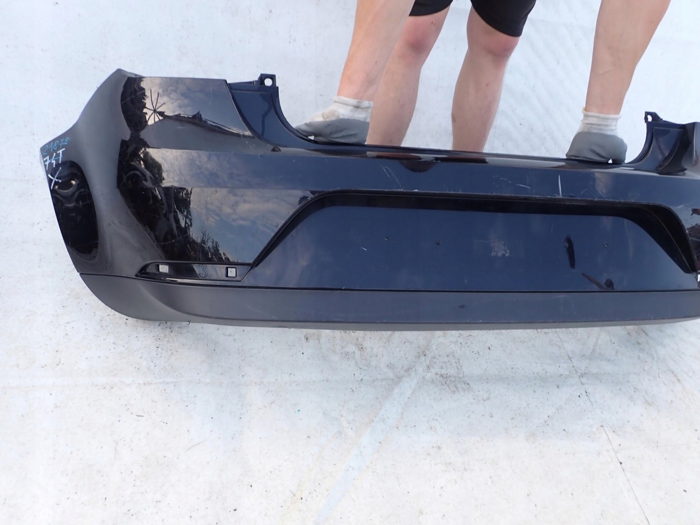SEAT IBIZA IV 6J 08-12 3D bumper rear part rear