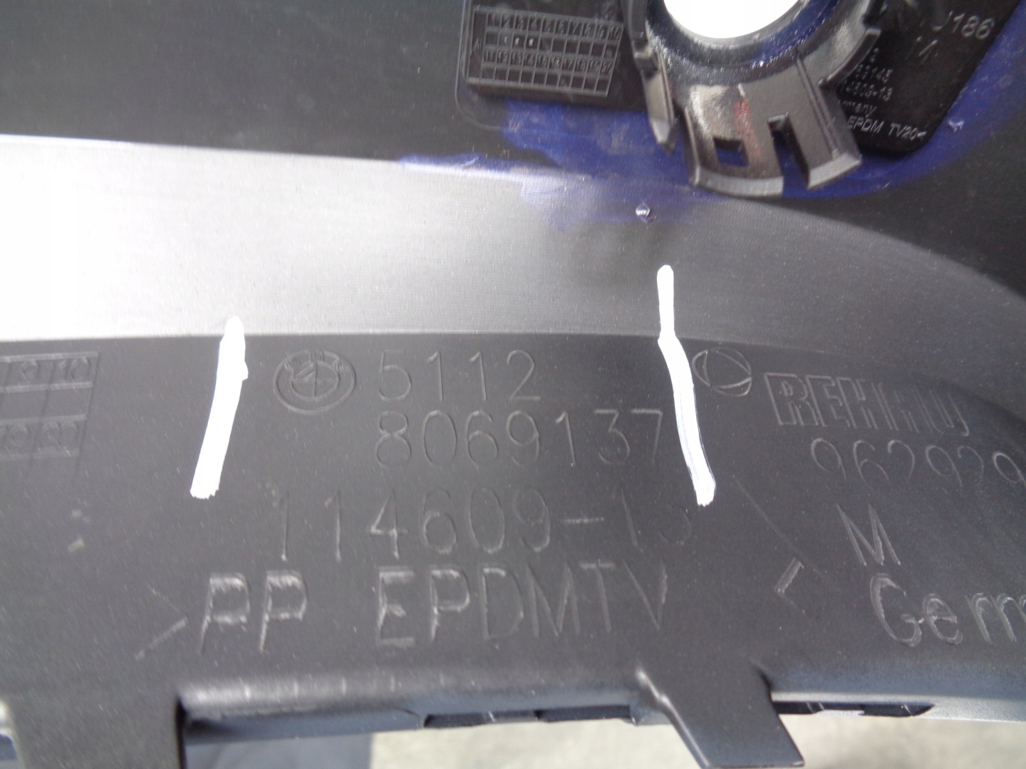 bumper rear BMW X2 F39 m-packet NR 34922