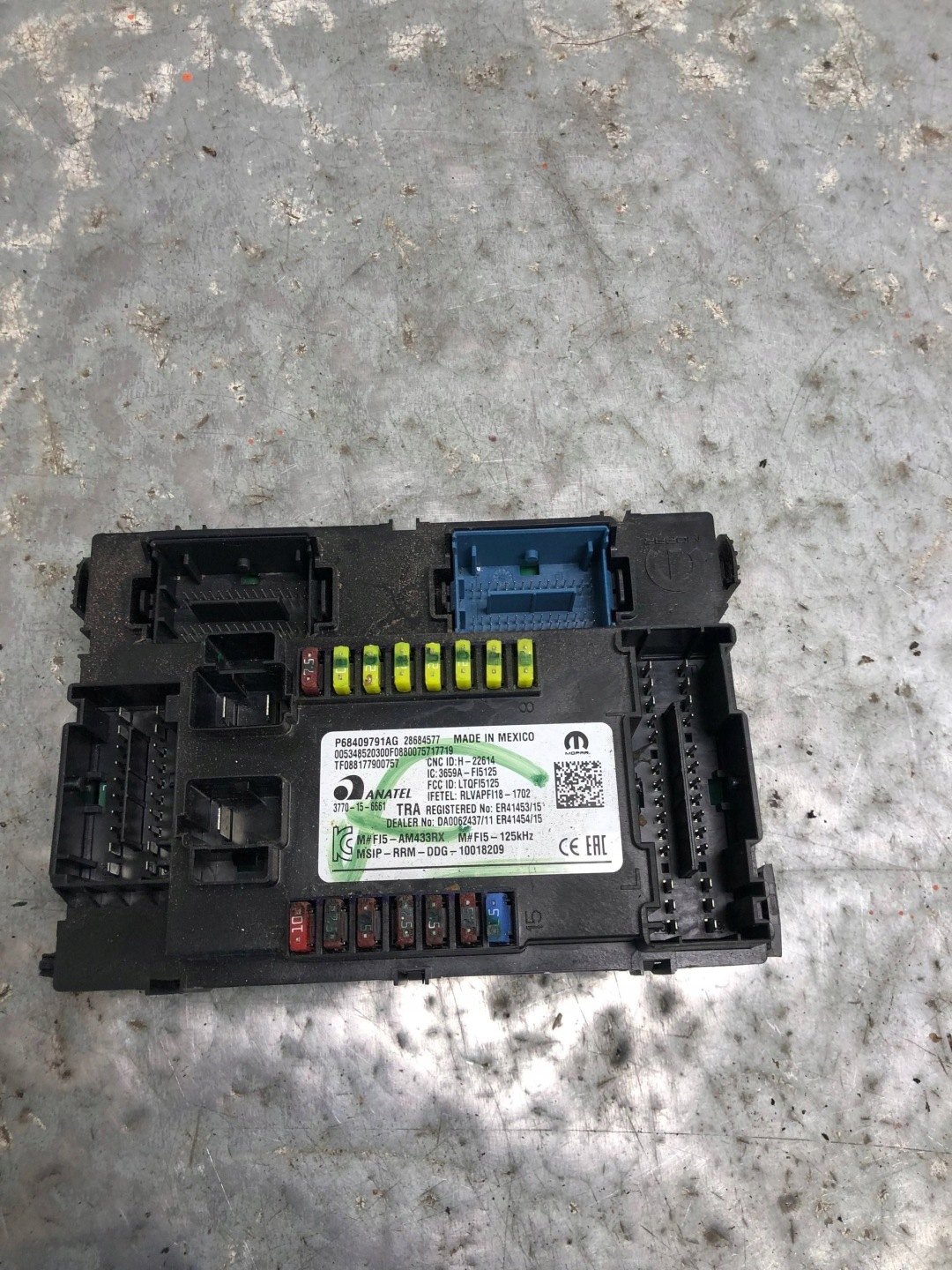 Module fusibles JEEP COMPASS II P68409791AG