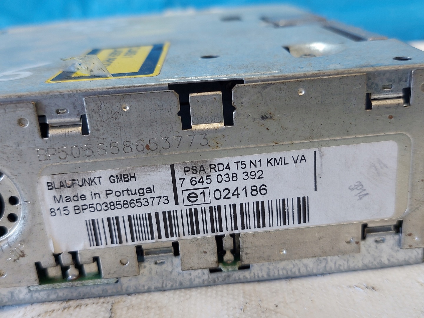 RADIO EKRAN PEUGEOT 307 7645038392