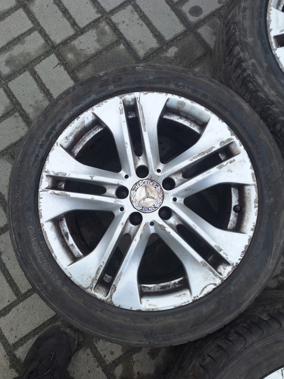 MERCEDES E-KLASA W212 09-13 discs + tyres 245/45 R17