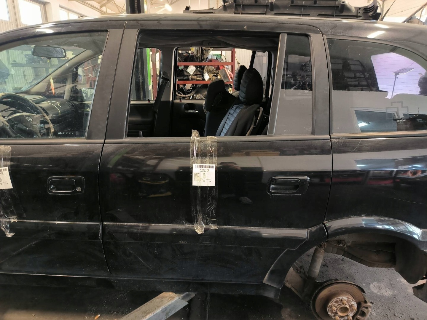 Tür links heck 2HU OPEL ZAFIRA A