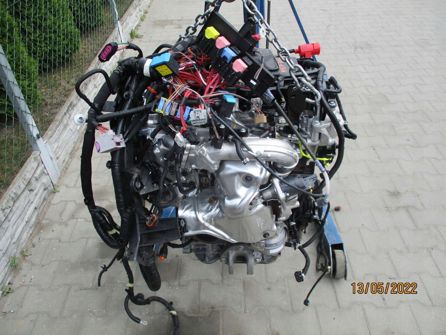 engine RENAULT MASTER OPEL 2,3 M9T716 unprotected pillar