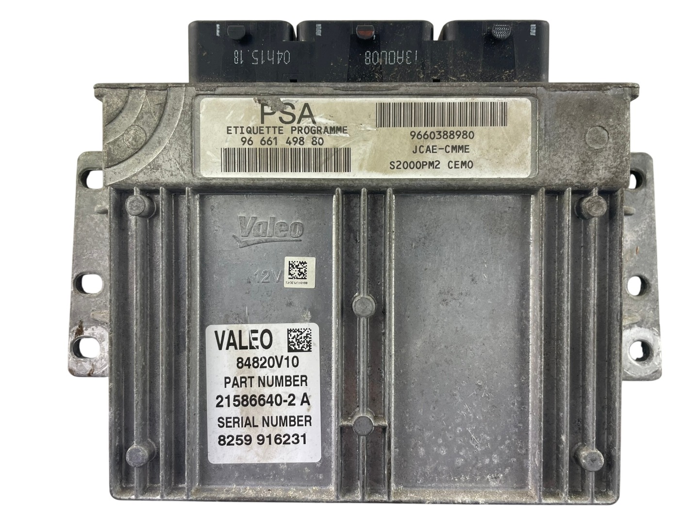 centralina motore 9666149880 84820V10 Citroen C3 e 1.4