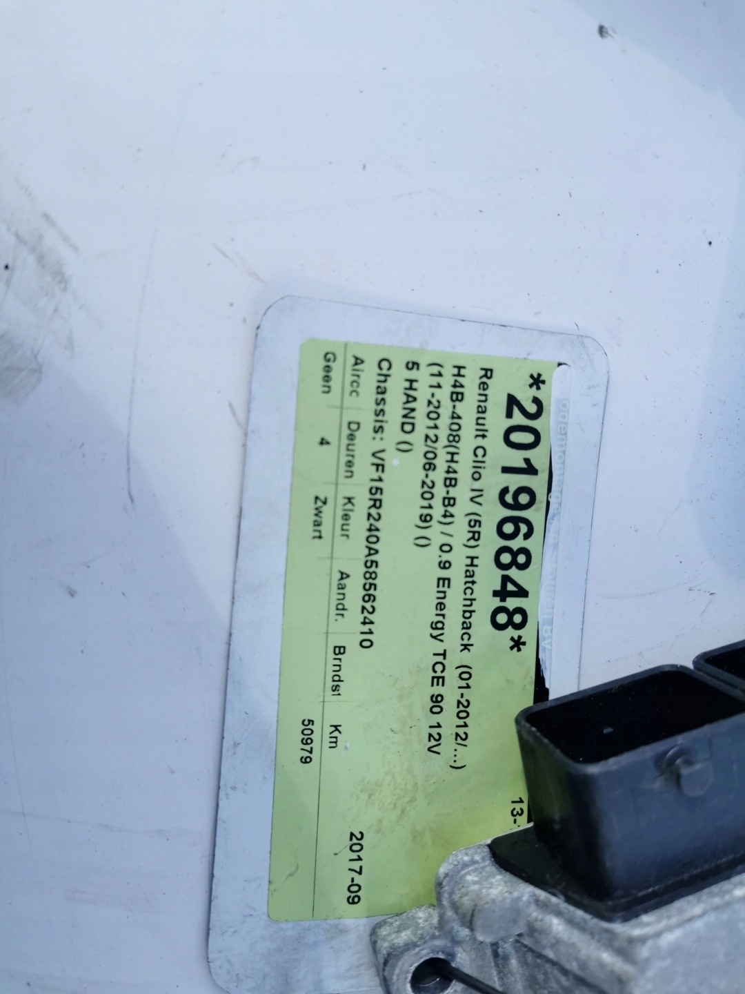 RENAULT CLIO 0.9B V29086932A 237109222R computer E