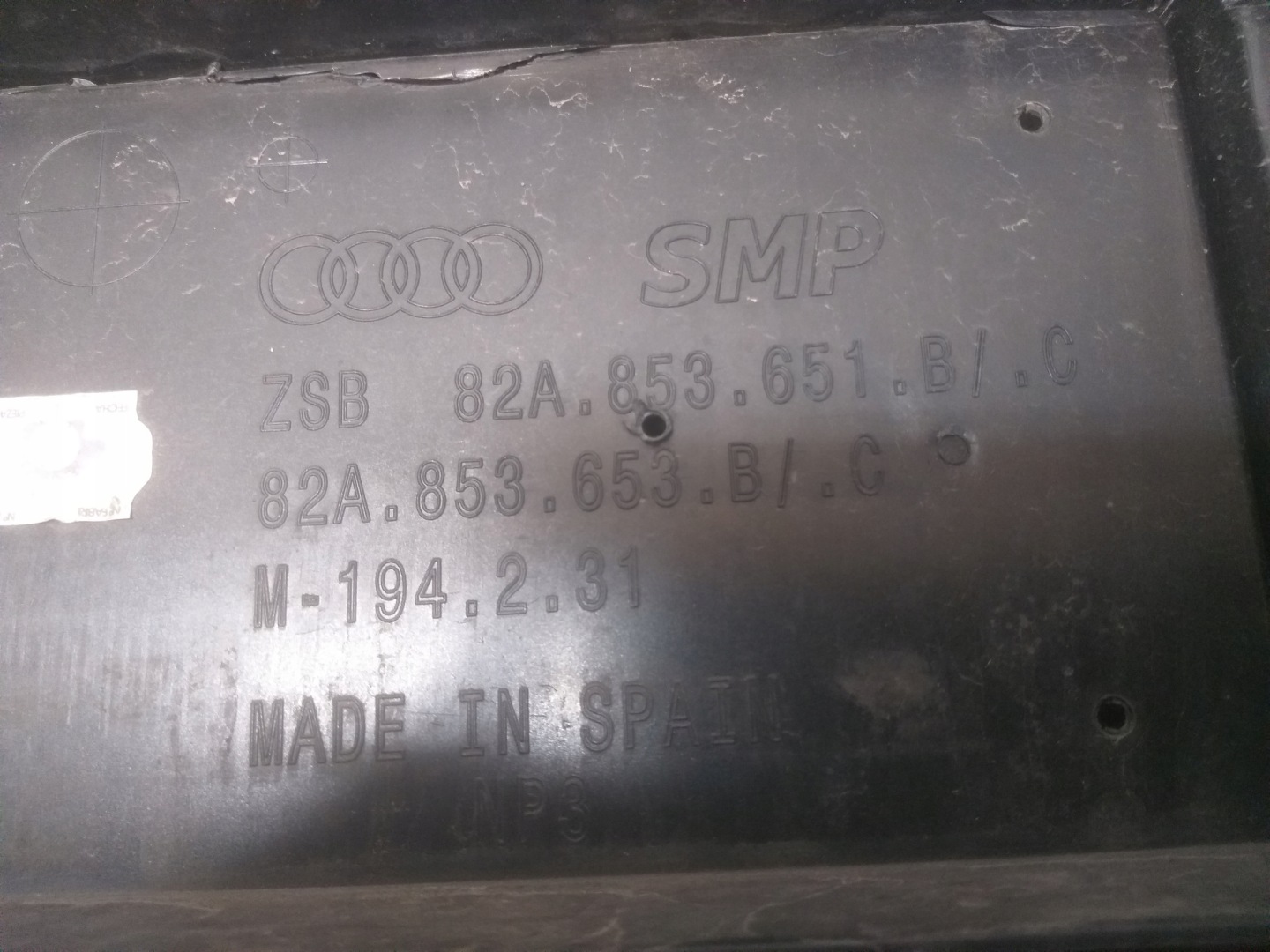 GRIGLIA AUDI A1 82A853651B