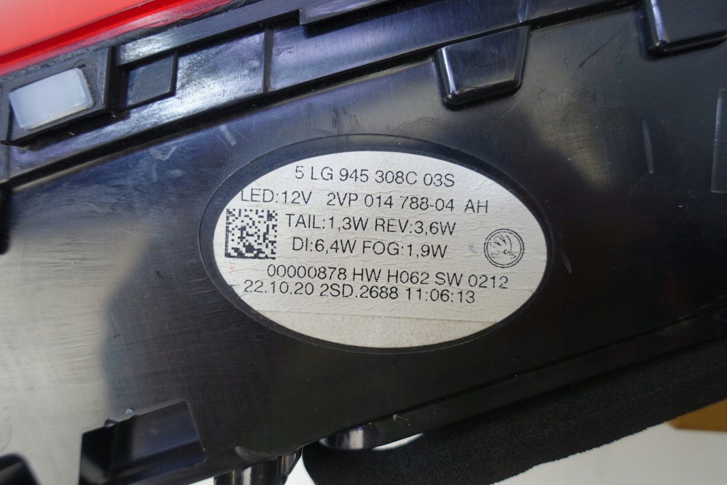 light right rear part right rear SKODA ENYAQ 5LG