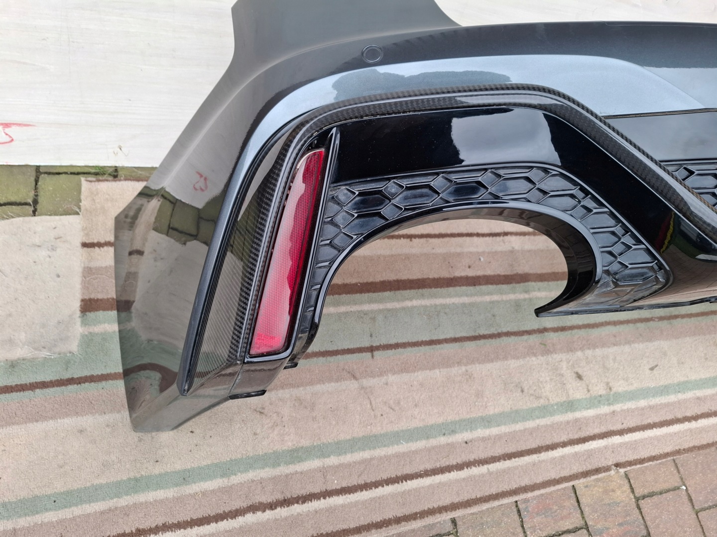 bumper rear part rear AUDI RS6 4K8 C8 23r CARBON LZ7S
