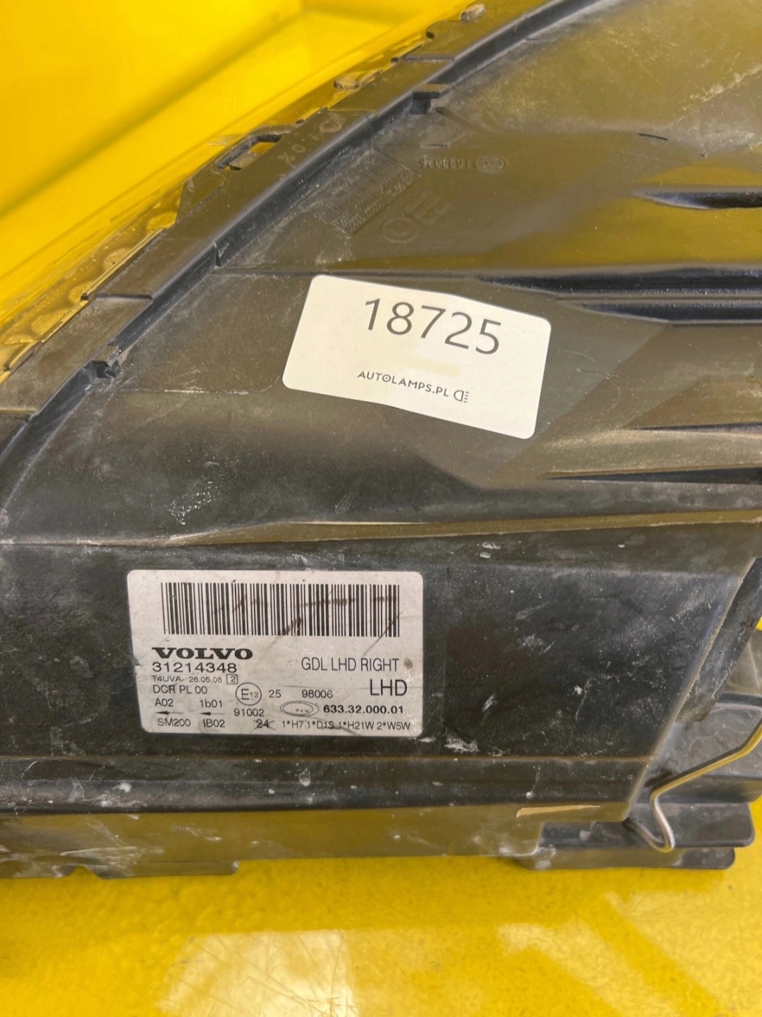 light right VOLVO XC70 V70 S80 XENON 313214348