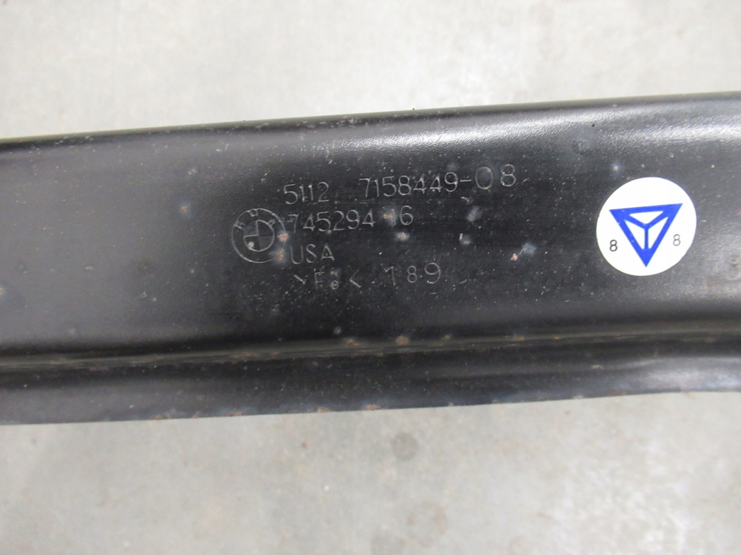 Consolle TRAVERSA paraurti posteriore BMW e70 X5 e71 X6