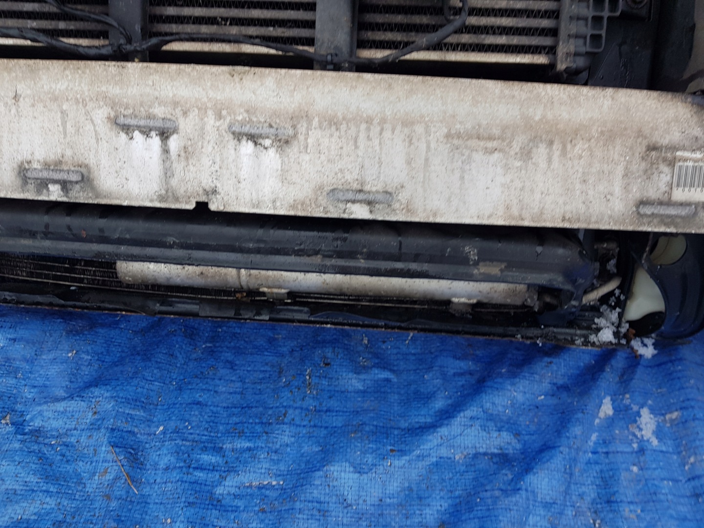 support panel for radiators radiator MERCEDES GL X164 4.0 4.2 CDI V8