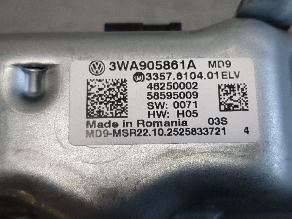 Audi A3 8Y blocking steering wheel steering wheel 3WA905861A