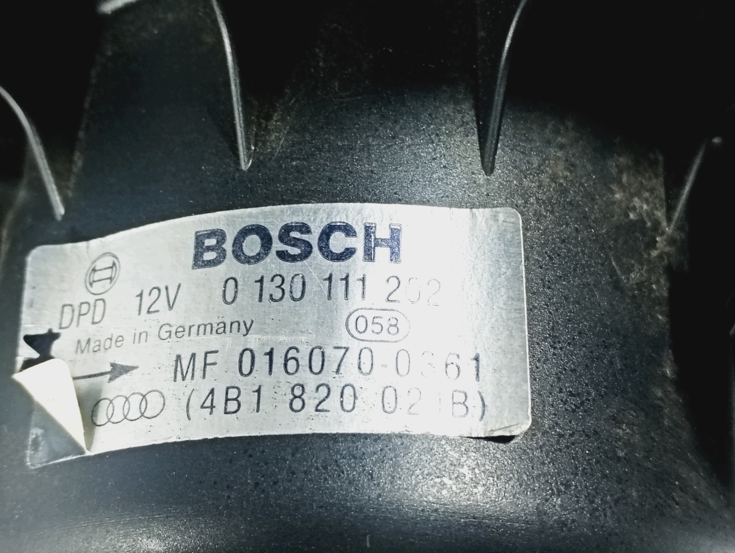 topení ventilátor klími OE 0130111202 Audi A6 C5 97-05