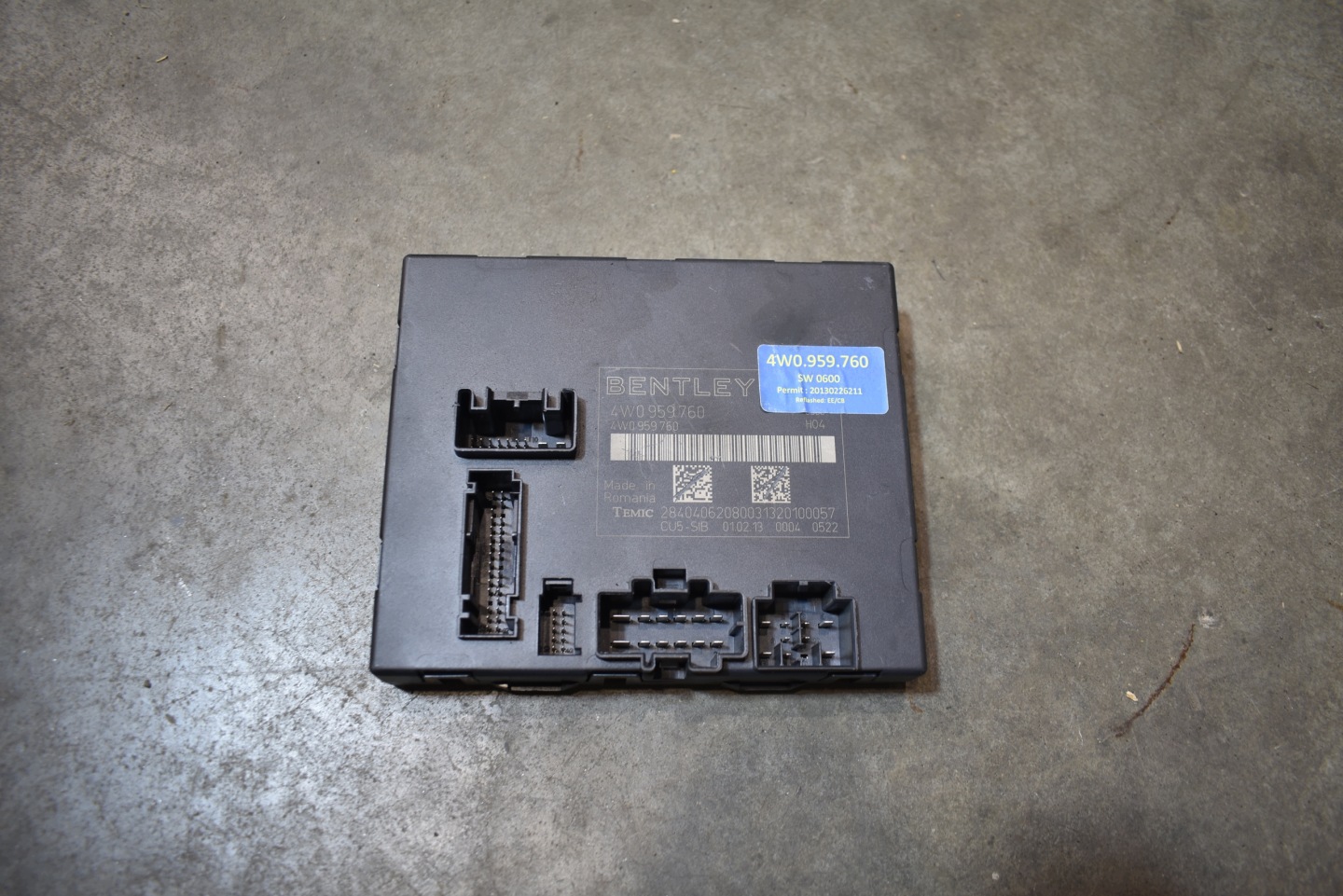IDEALNY module control unit seat BENTLEY FLYING SPUR 1