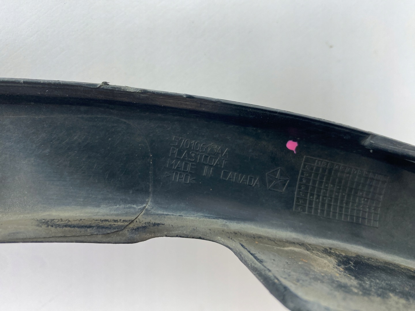 Moulage Couverture Aile Dodge Durango 2014+ USA