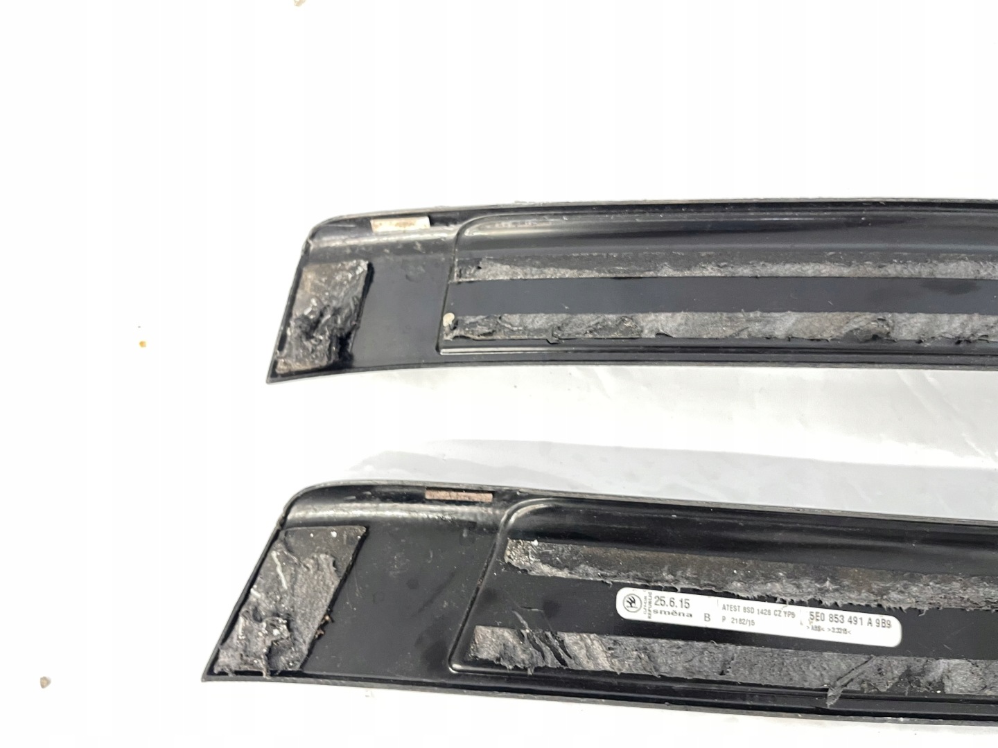 SKODA OCTAVIA 3 III VRS caps threshold KOMPLET 5E0853492A 5E0853491A