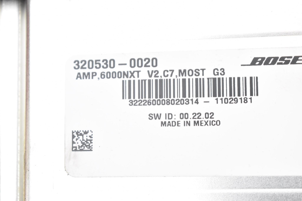 amplifier RADIA BOSE 4G0035223A AUDI A8 D4 10-14