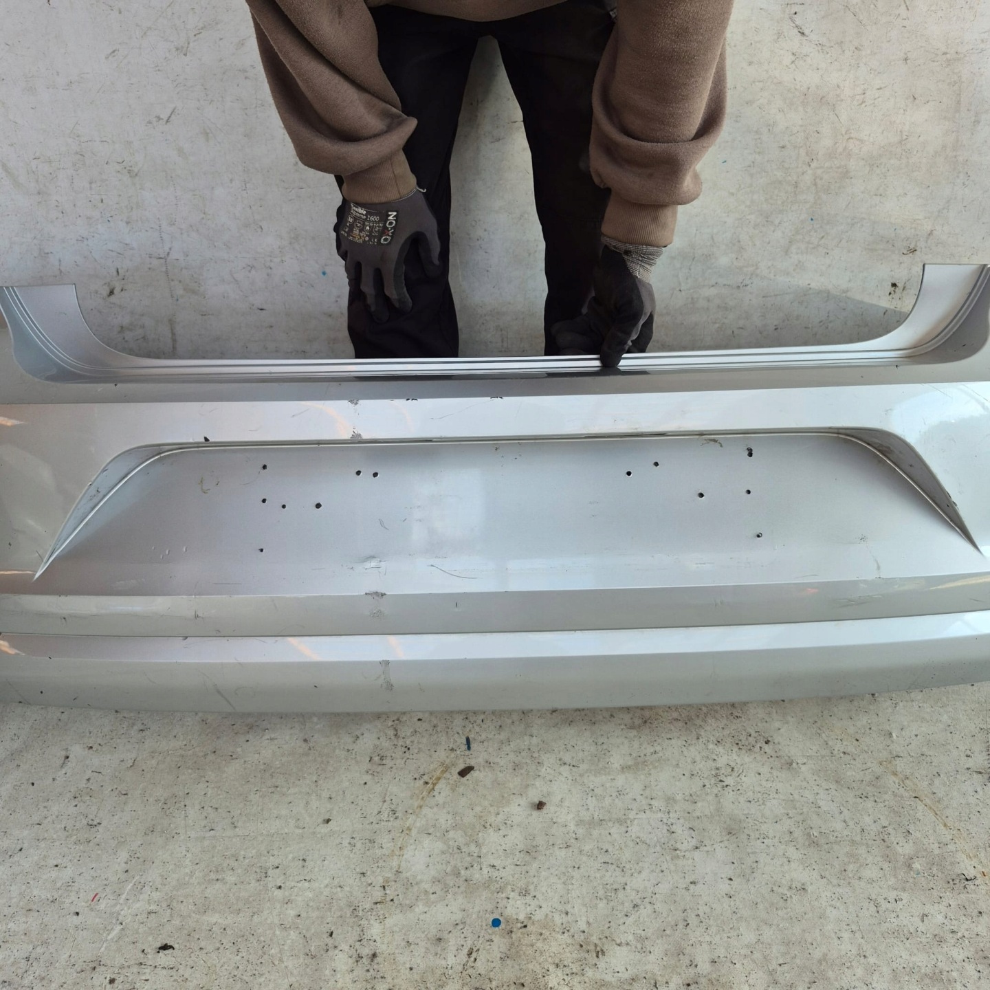 VW POLO V 6C LIFT 14- bumper rear part rear