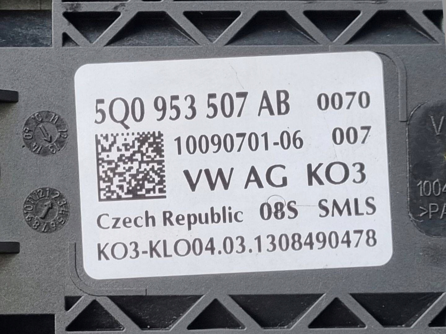 DEVIO LUCI TERGICRISTALLO TERGI Skoda Octavia 3 (A7) 2013 5Q0953507AB