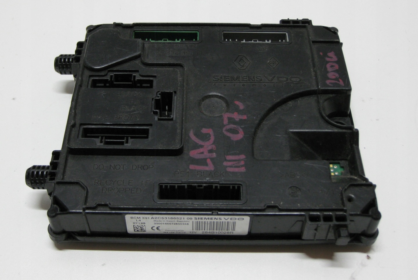 RENAULT LAGUNA III 07R modul BCM 284B10028R