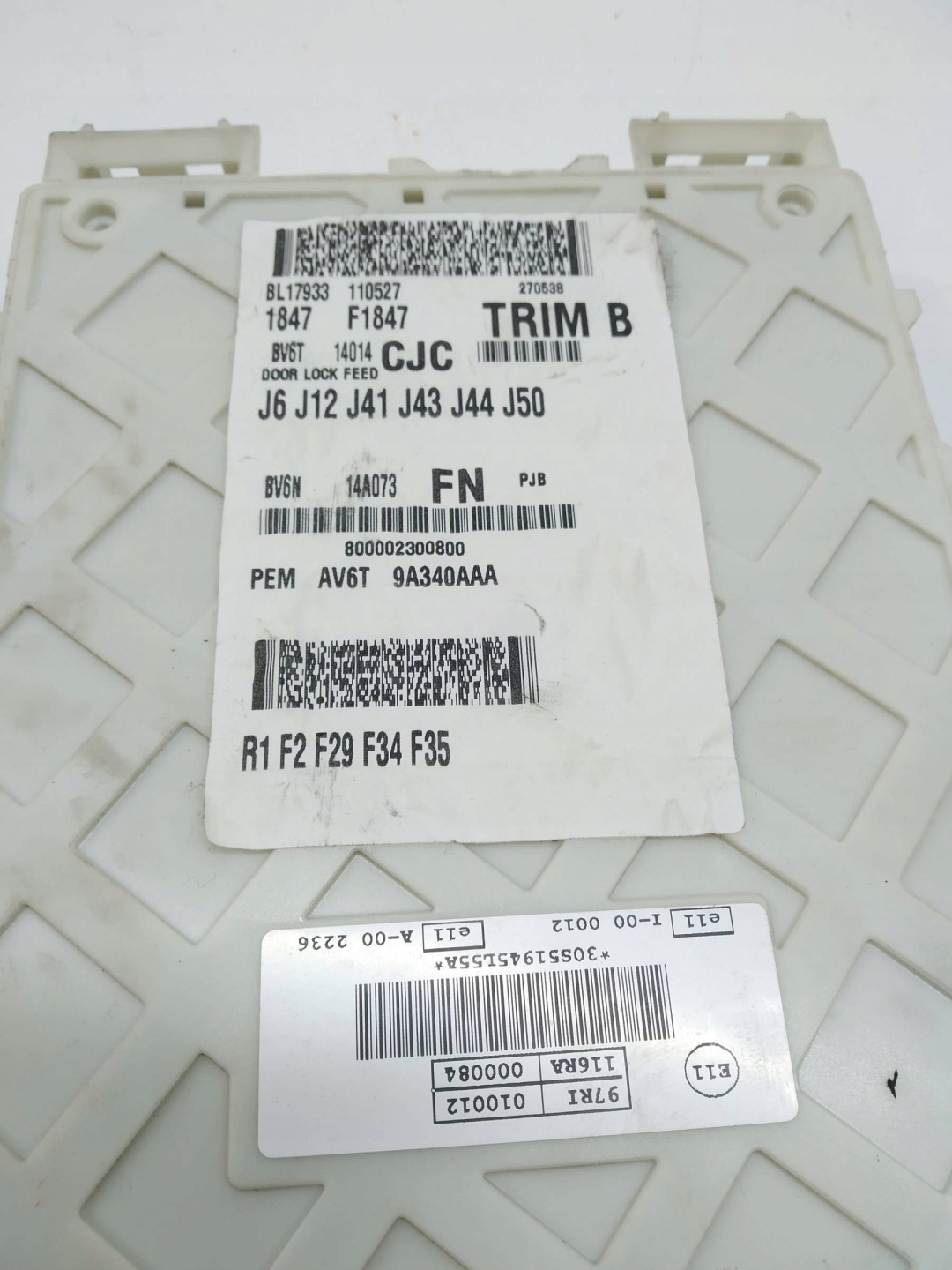 compartment BSI BV6T-14014-CJC Ford Focus Mk3 (2010-2019)