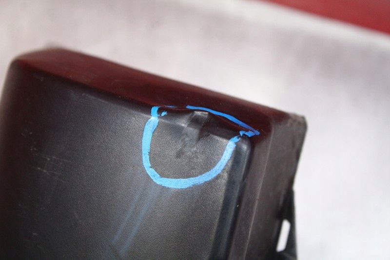 bumper rear part rear black BMW X3 E83 03-06