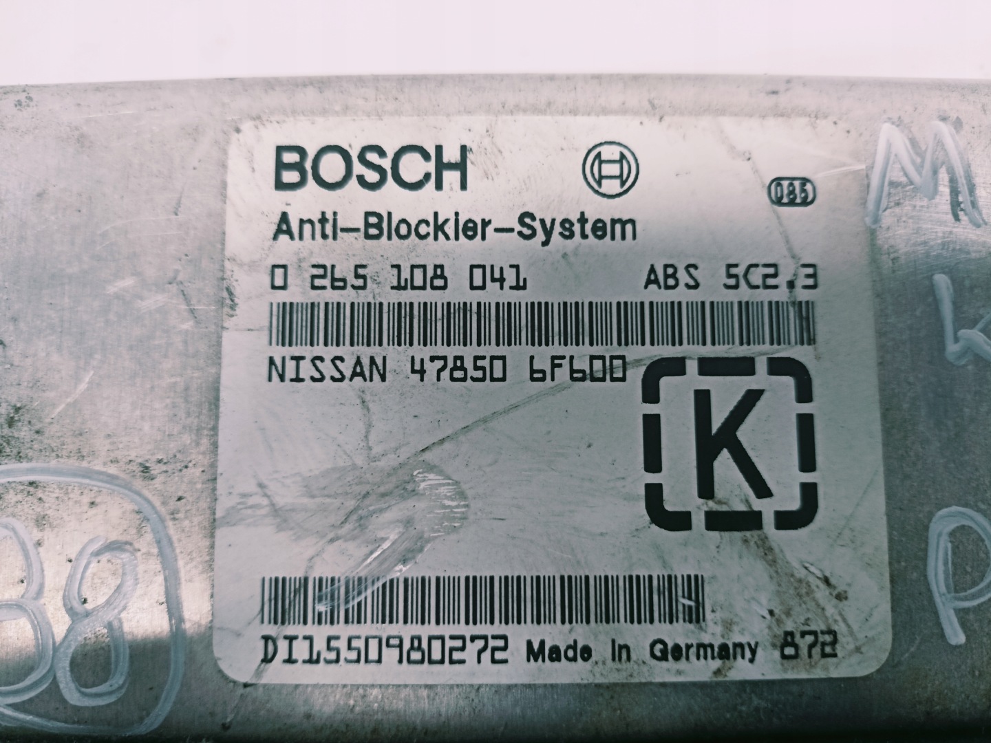 control unit of the engine Micra k11 478506f600