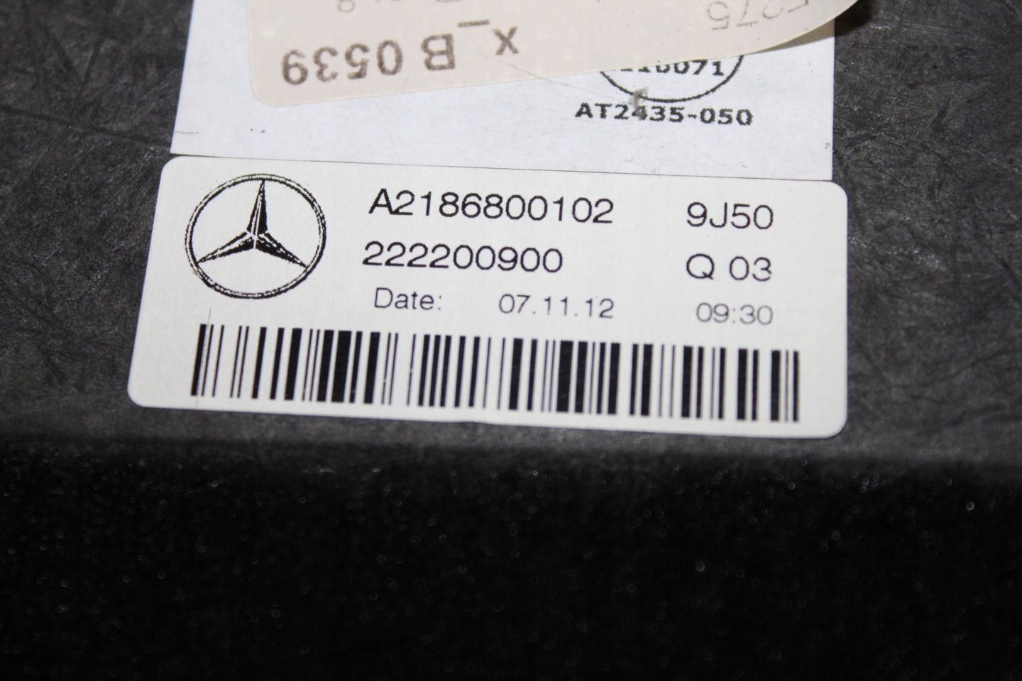 MERCEDES CLS W218 KOMBI floor boot