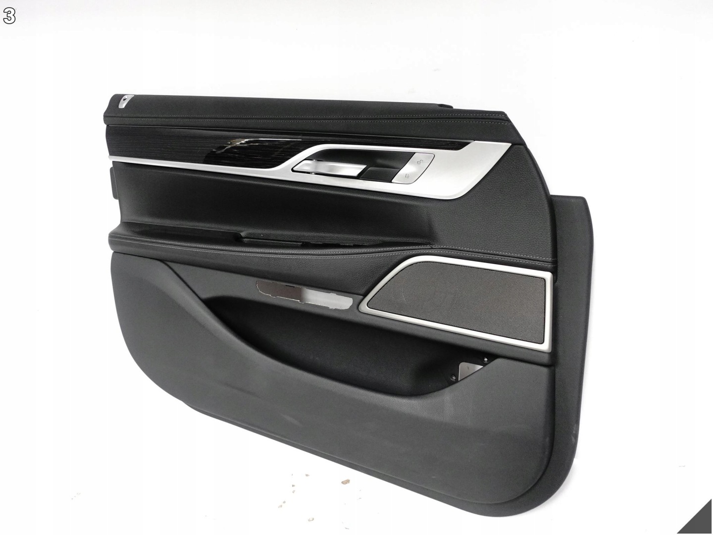 BMW 7 G12 19-22 upholstery leather DEKOR handle levers door front L