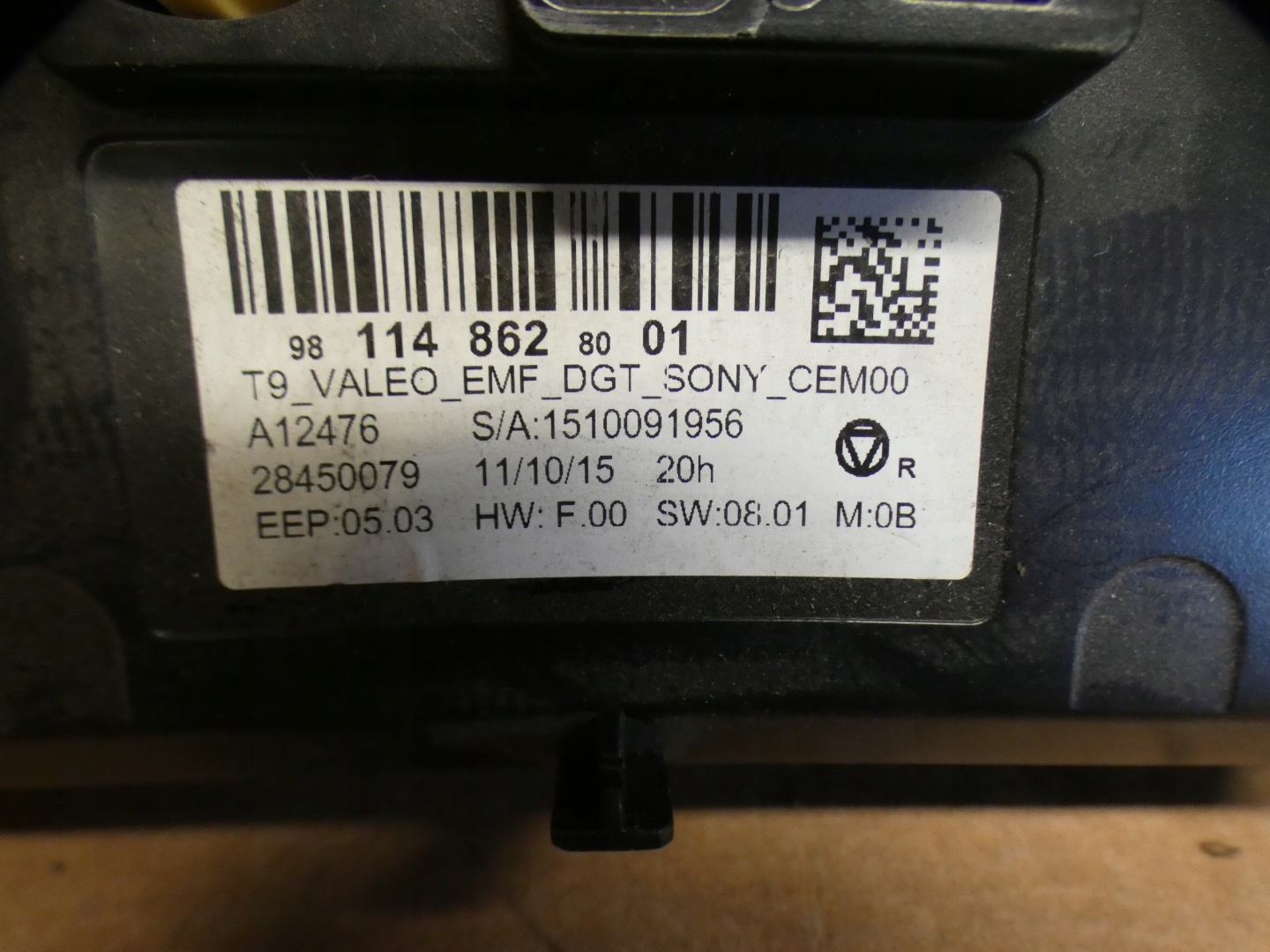 Panel display navigation devices Radia Peugeot 308 T9