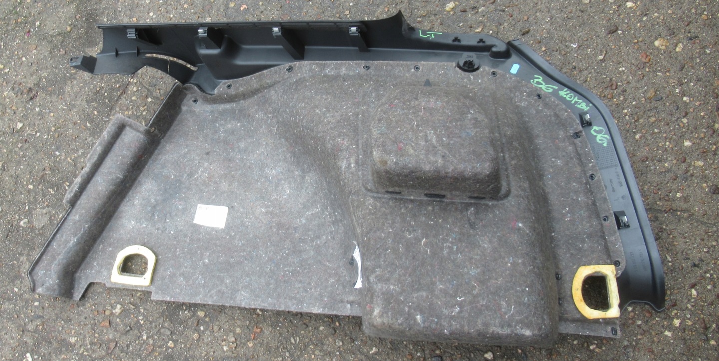 VW PASSAT B6 06R KOMBI side upholstery boot left rear part 3C9867427AK