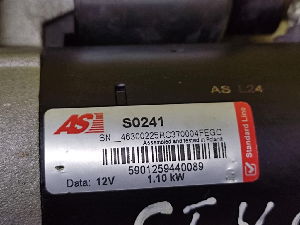 FIAT STILO 1.8 starter S0241
